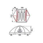 Ορειβατικές σκηνές 4 εποχών 3 ατόμων Fjord Nansen Veig Pro 3 - Image 3